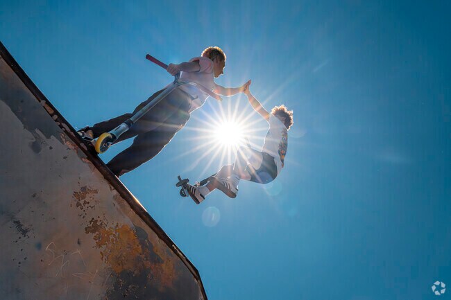 In Leawood, Littleton, CO you can hit the skate park in Clement park with your best friend.