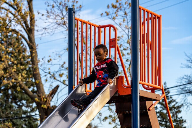 Spend hours playing outside with your kids at Optimist Parkgrove Playground.