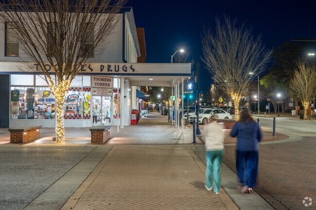 Explore the retail options of downtown Auburn near Moore's Mill.