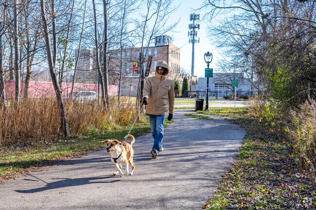 The Oak Leaf and Beerline trail help make Riverwest a great place for commuters.