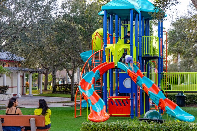 Veterans Park near Baywinds offers playgrounds and live jazz for family outings.