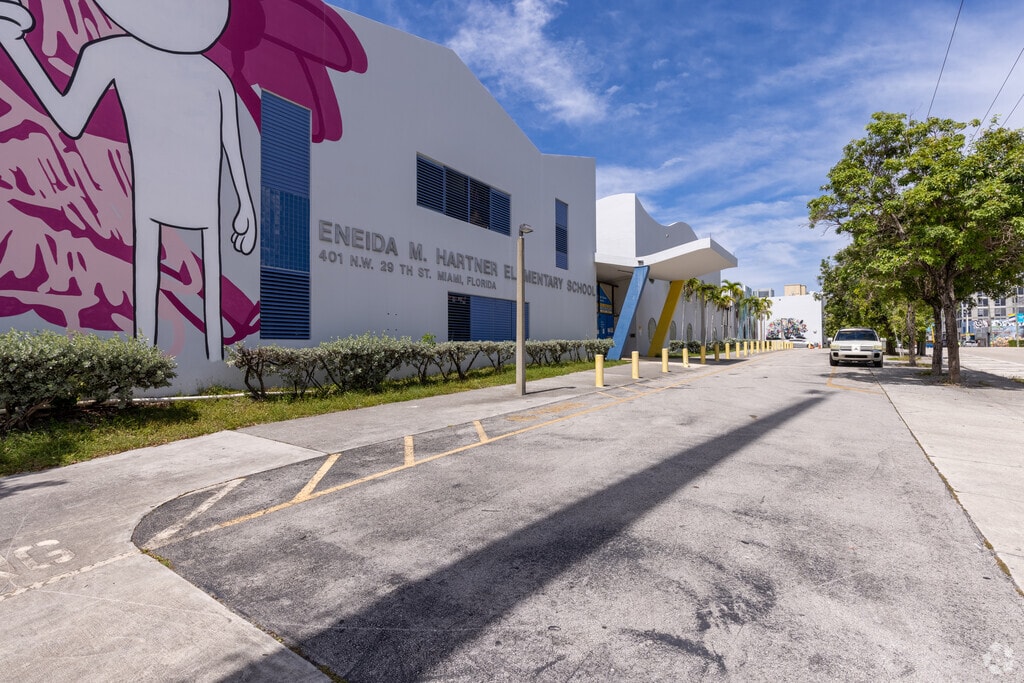 Eneida M. Hartner Elementary is nestled in the Wynwood neighborhood.