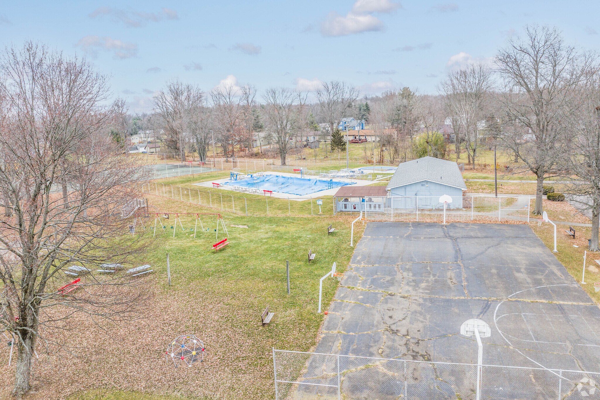 Beechwood Trail park and pool offers a lot of amenities in Harrison.