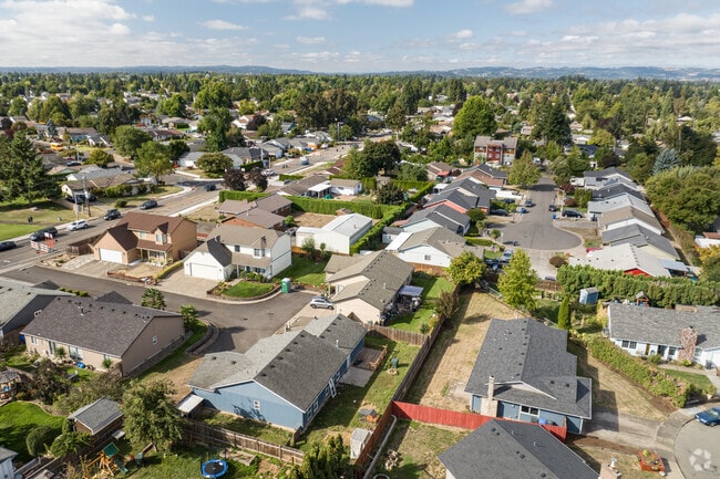 An Aerial View New Construction in North Lancaster Neighborhood in Salem.