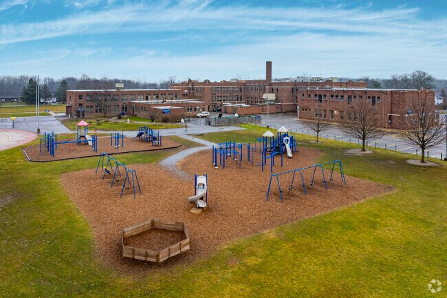 Lincoln Brick Elementary School playground.