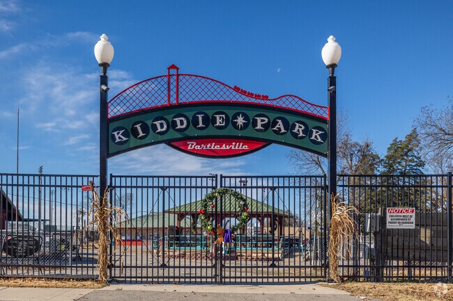 Kiddie Park is located directly north of downtown Bartlesville.