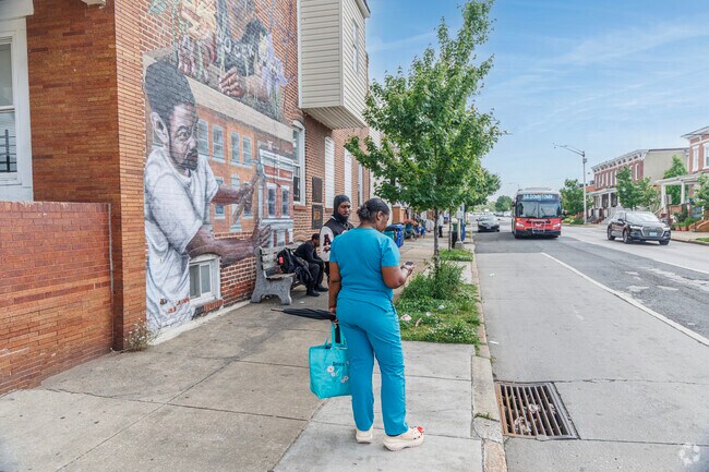 Bus stops can be found on every street in Madison-Eastend.