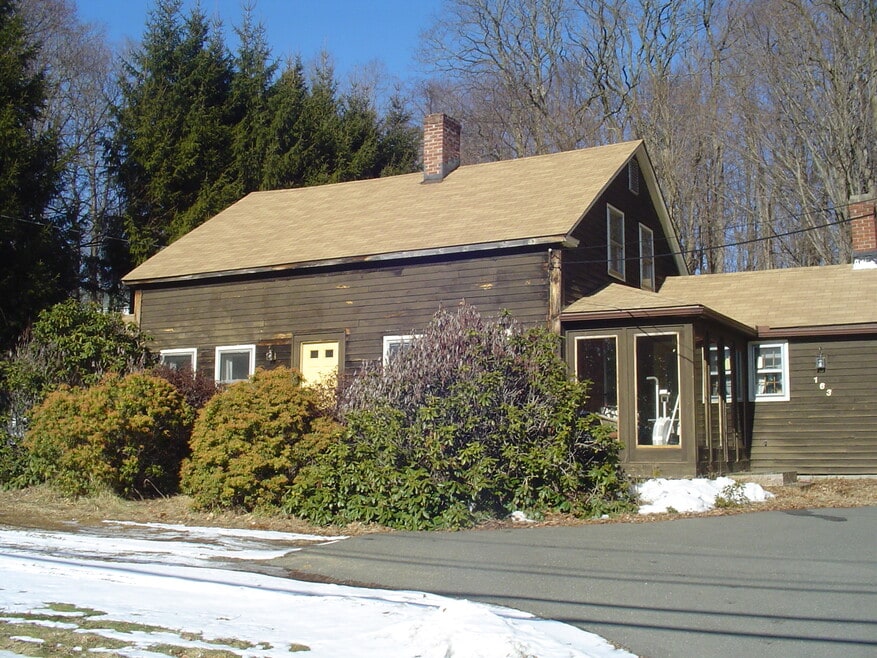 View of the main house from the street