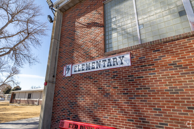 Vibrant classrooms at Huntley Project Elementary School engage young students.