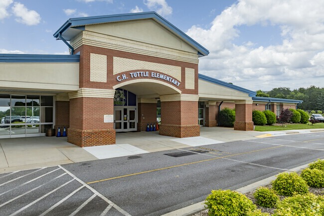 Charles H. Tuttle Middle School serves roughly 400 students.