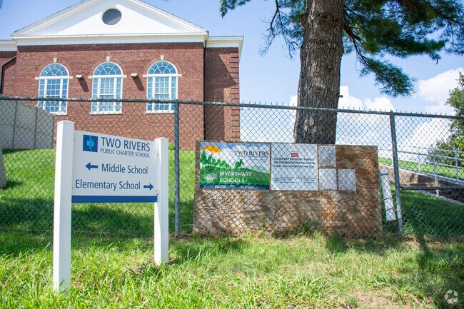 Two Rivers Public Charter School - Young Elementary serves elementary-age students in Langston.