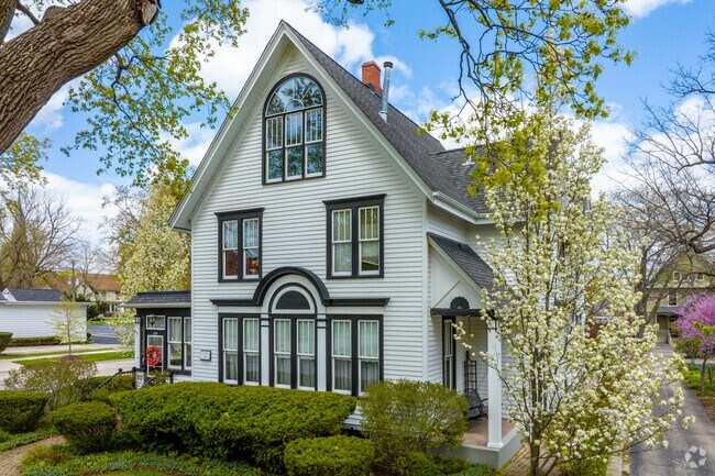 This revival-style house in Downtown Dundee dates back to 1850.