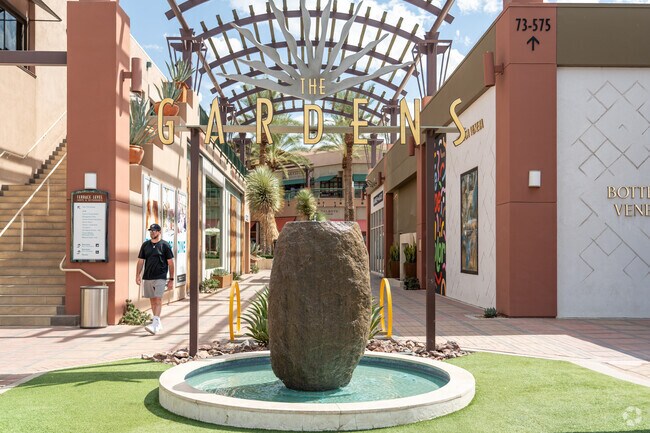 The Gardens offers excellent shopping for Toscana residents.