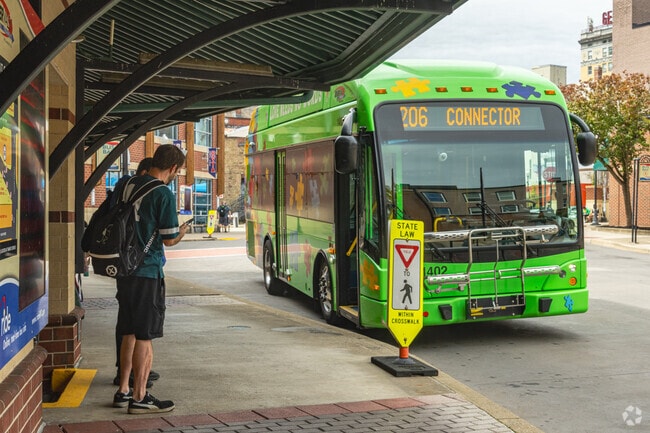 Garden View locals can get to downtown Williamsport on a River Valley Transit bus.