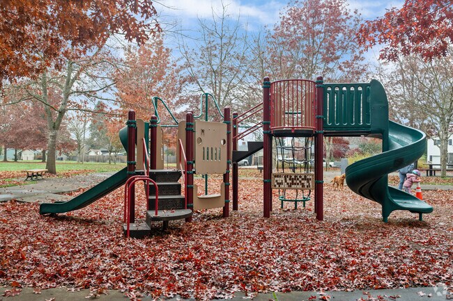 The playground at Arrowhead Park is loved by many in the Santa Clara area of Eugene.