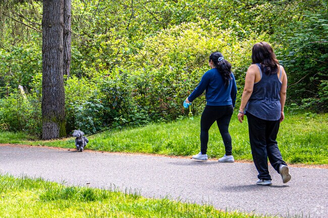Walking a trail in West Olympia is a great activity for residents.