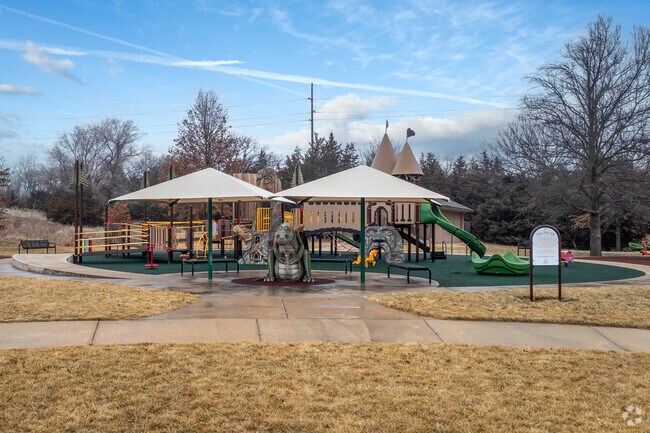River Banks Orchard Park is enjoying a multi-year transformation and recently opened the Winwoods Enchanted Playground.