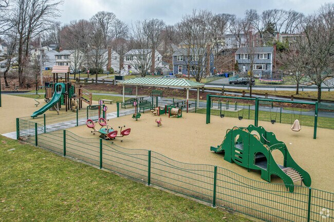 Cedarwood Playground has everything you and your kids might need for a play day.