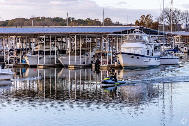 Ditto Landing Marina sits on the south side of Camelot on the Tennessee River.
