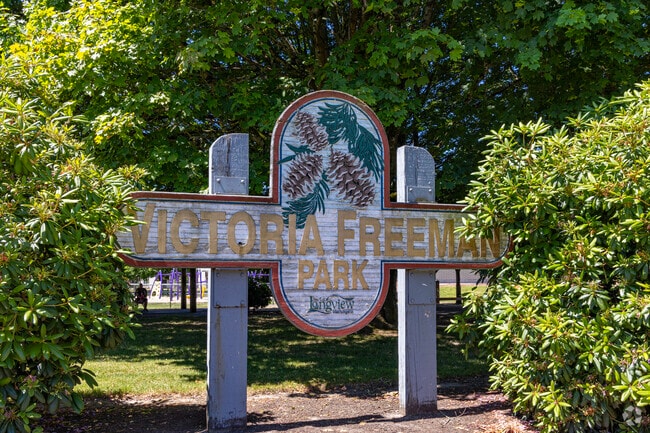 Victoria Freeman Park has a community garden that is well frequented by residents of Broadway.