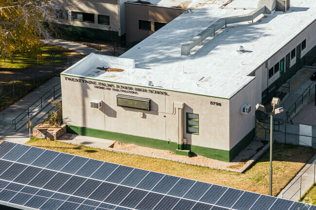 Twentynine Palms Junior High School is a public school that serves the 7 & 8th grade students.