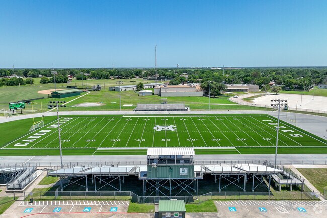The students at Caddo Mills Intermediate School are passionate about their football team.