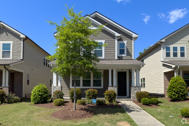 Craftsman style homes are popular in Morrisville.