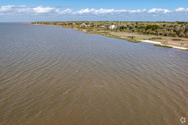 The Gulf of Mexico brushes up against Gulf Park Estates.