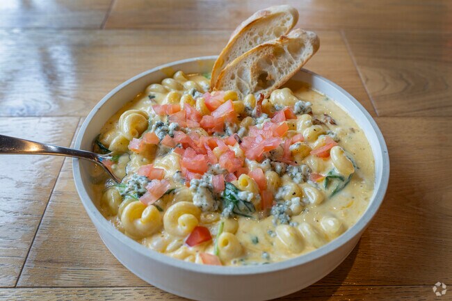 The locally heralded Hubbard Inn Mac n' Cheese is a must try in the Hubbard neighborhood.