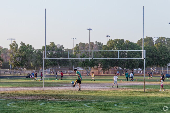 Carver Park in Yuma is a hub for sports enthusiasts, featuring basketball courts, bocce ball areas, and a running track.