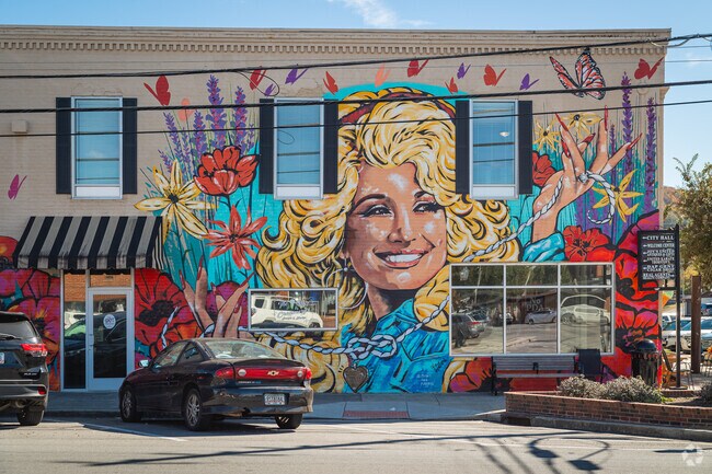 Dolly Parton was married at the Ringgold Chapel and is an icon for the Dallondale community.