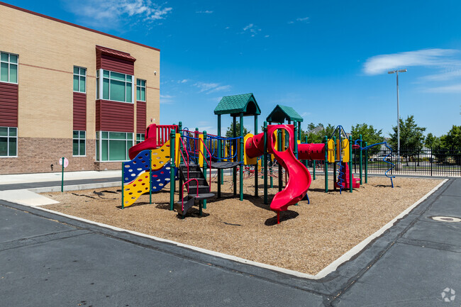 Eastlake Elementary has a colorful playground.