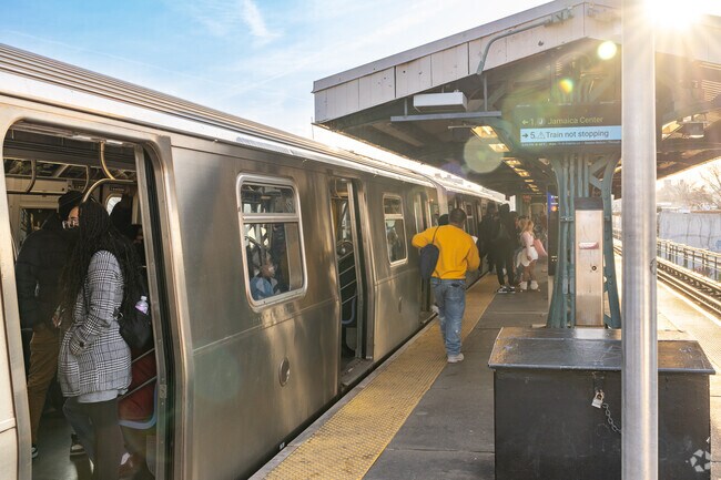 Cypress Hills residents have convenience with J trains passing through its center.