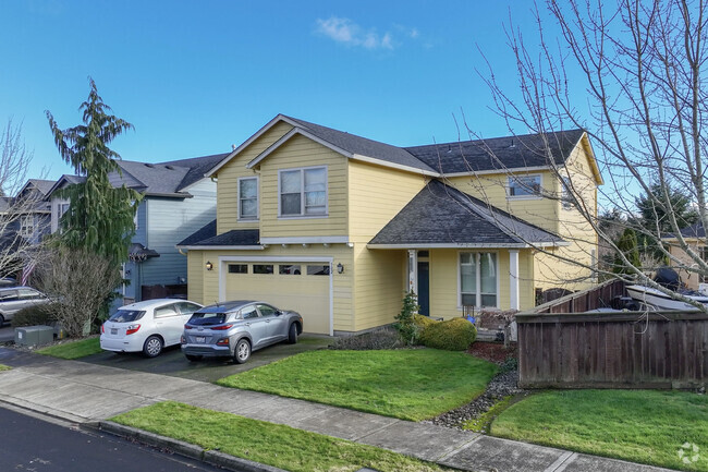 Colorful homes sprinkle the streets of Ridgefield.