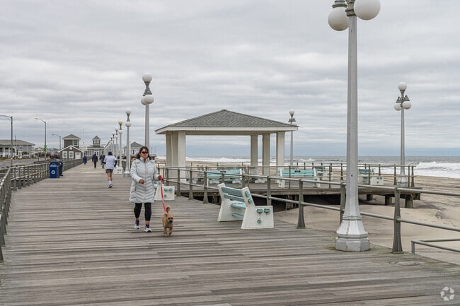 Nothing beats a walk on the boardwalk with your dog in Avon-by-the-Sea.