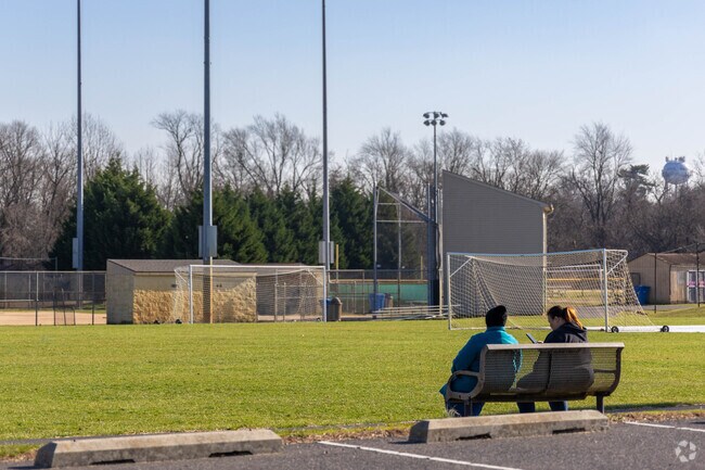 Woolwich Township locals can spend some time outside with friends at Locke Ave Park.
