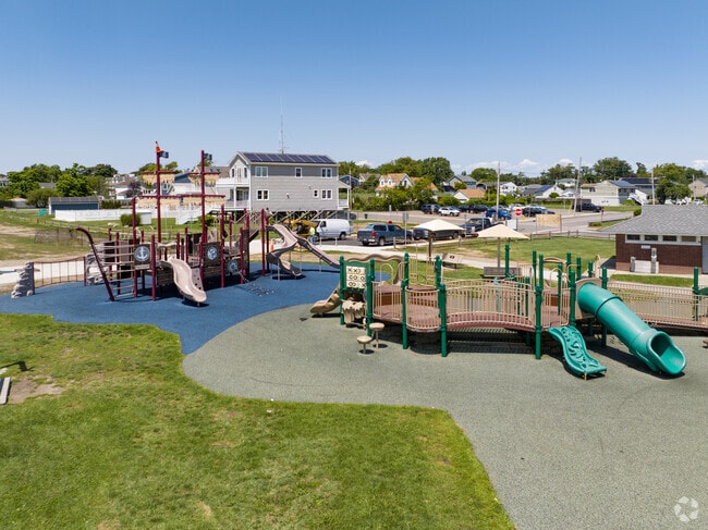 Bring your kids down to Shorefront Parks playground near North Patchogue.