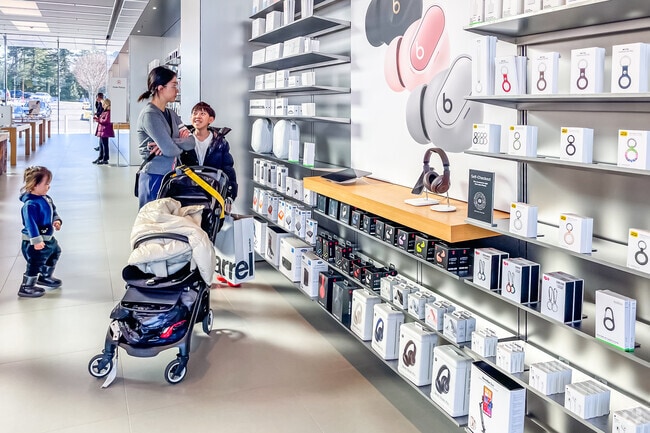 The American Manhasset offers Old Westbury residents high end retailers from Apple to Gucci.