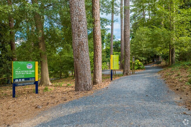 Peachtree Park residents keep up the naturel trail that winds through the Atlanta neighborhood.