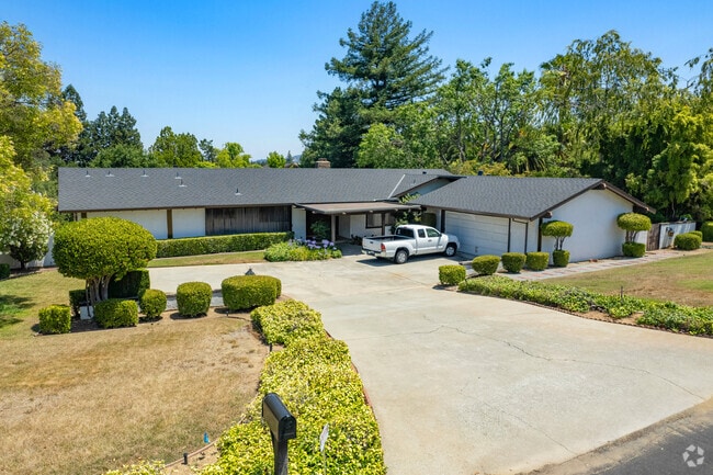 Ranch style homes are one of the many styles of homes that can be found in Monte Sereno.