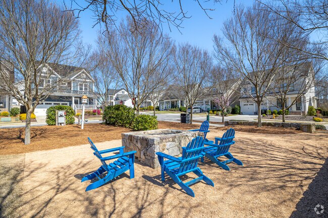 This fire pit  and chairs is a good example of super useful common areas