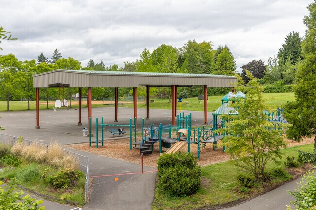 Stephenson Elementary School provides education in the neighborhood of Arnold Creek.