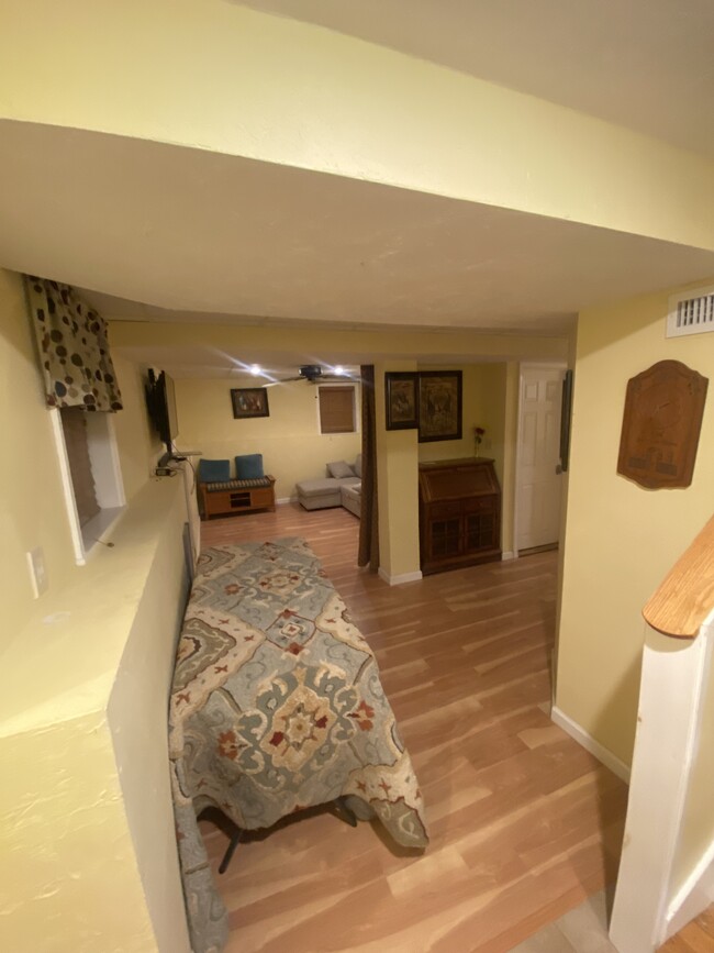 walkway to living space