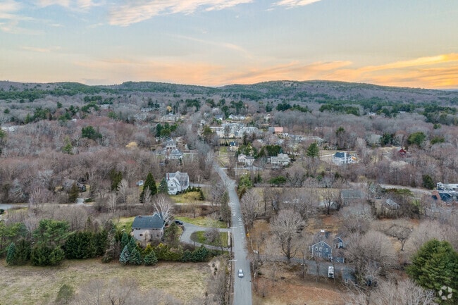 Hillside Street winds its way into Blue Hills as the sun sets on another beautiful day.