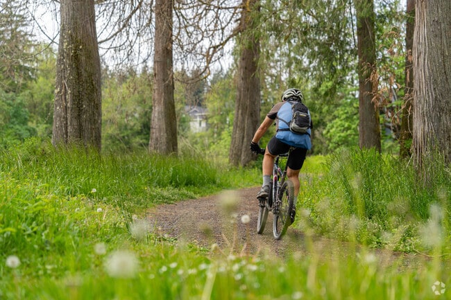Brush Prairie residents can enjoy miles of nature trail biking.