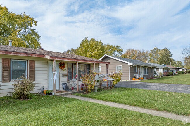 Charming ranch style homes line the streets in Northeast Joliet.