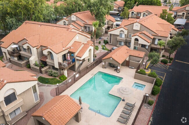 Many of the Condo complexes in Apache offer amenities  such as pools and BBQ grills.
