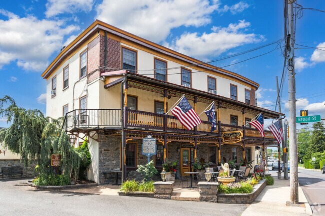 Quakertown where history comes alive.