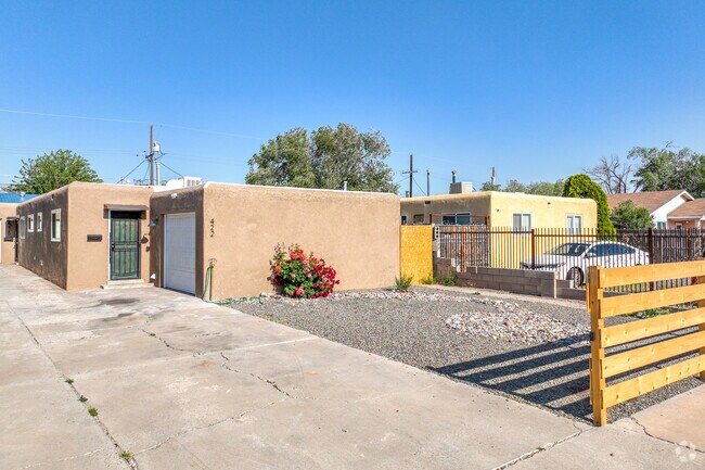 Most of the homes in Trumbull Villageare comprised of small midcentury houses on typically sized city lots.