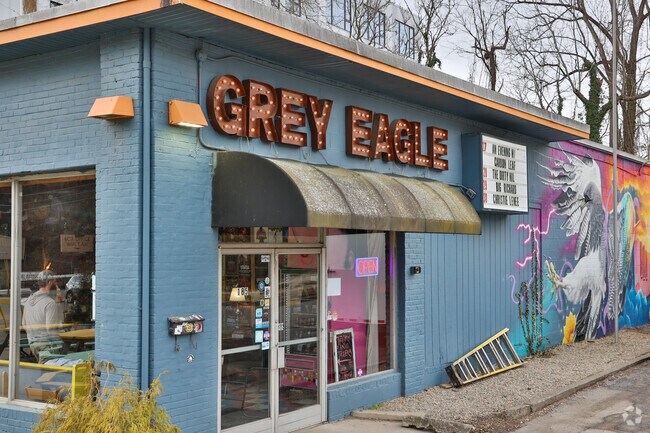 The Grey Eagle has reopened providing food and music to the Arts District of Asheville.